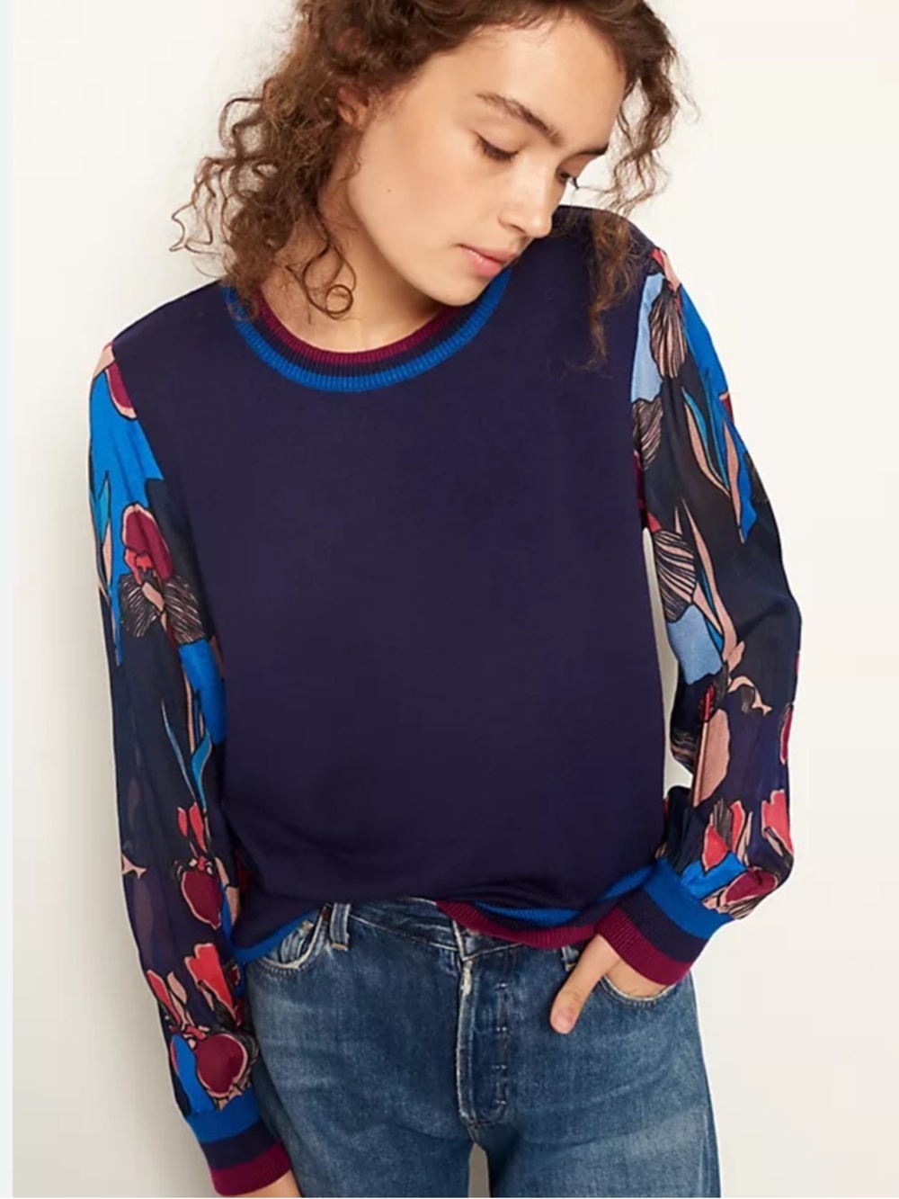 Blank London Anthropologie Neverina Top in Blue size Medium